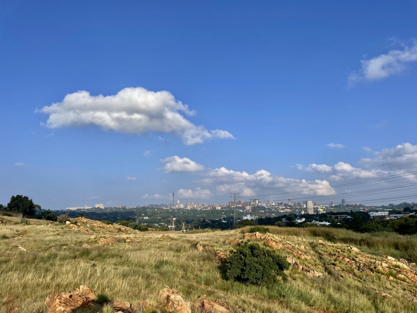 Vue sur Johannesburg