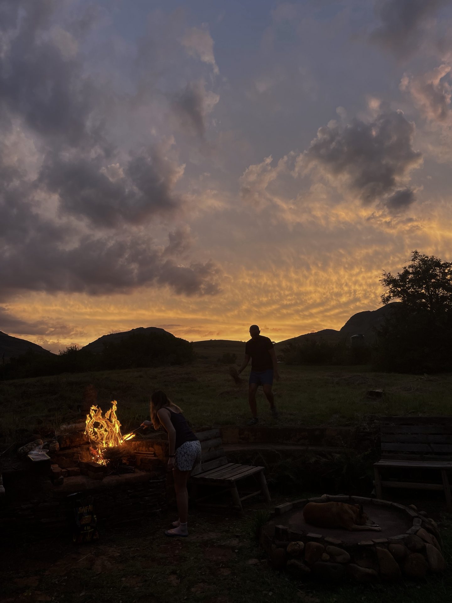 Coucher de soleil sur blyde river