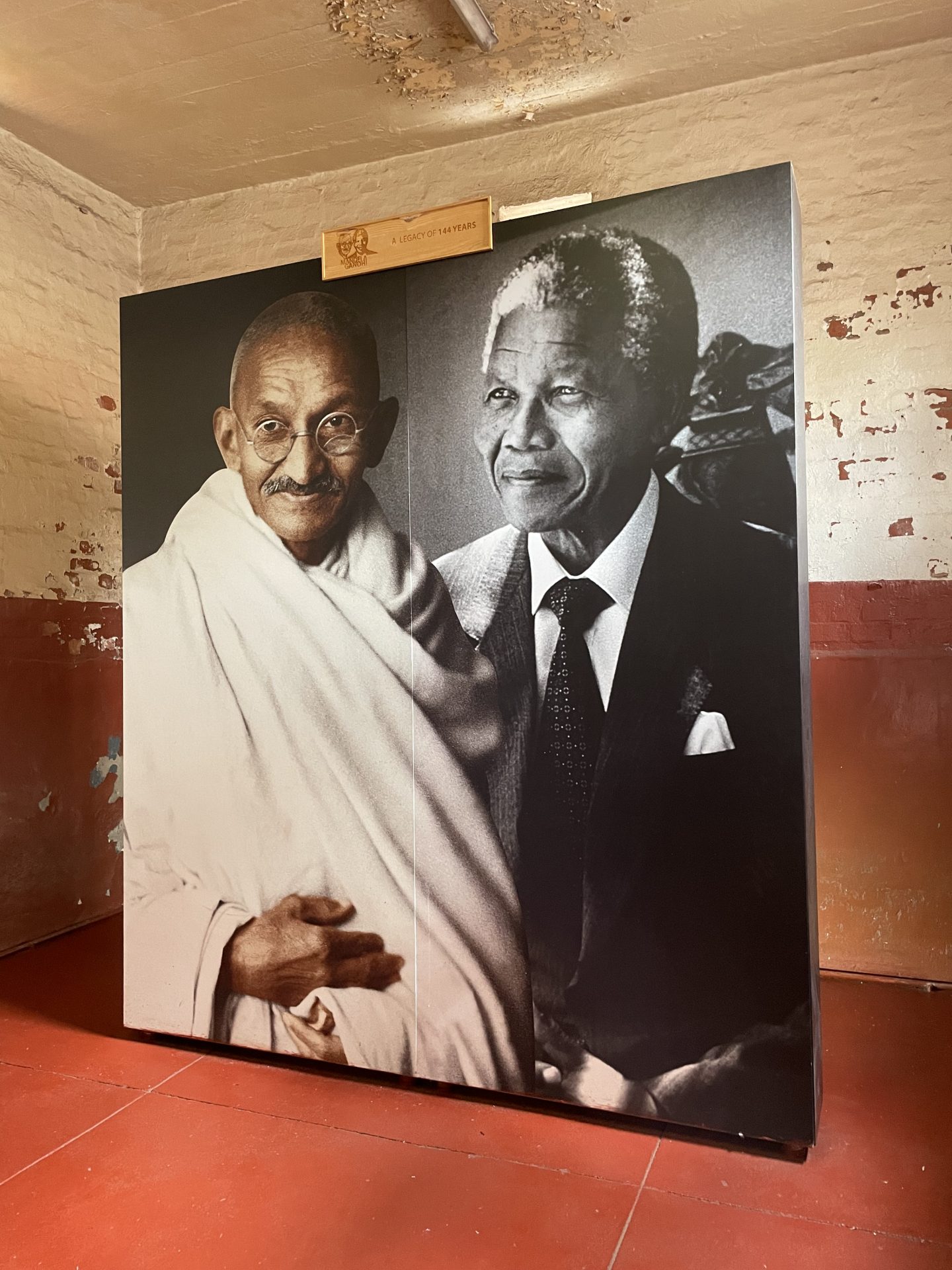 Photo de Ghandi et Neslson Mandela