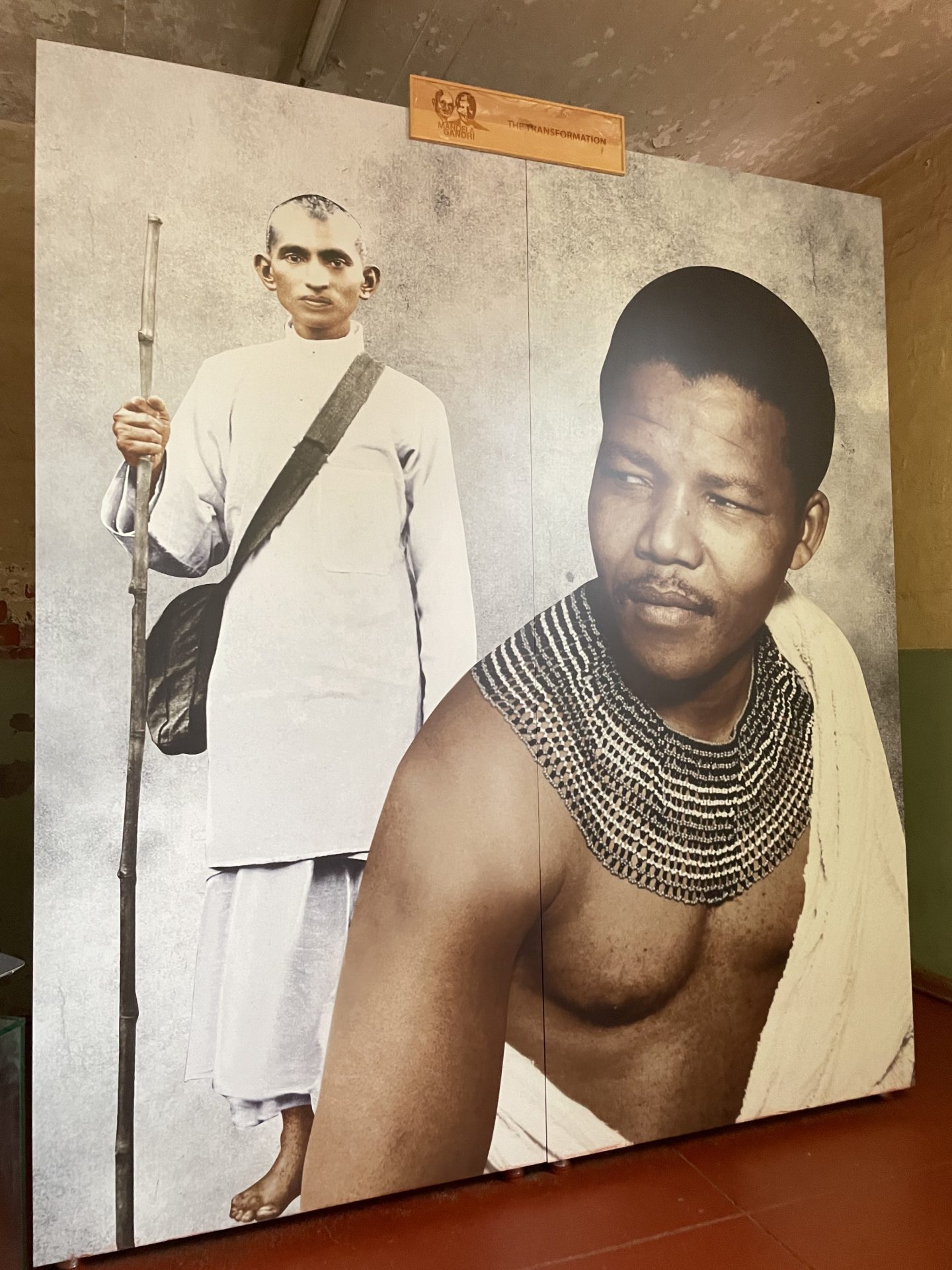 Photo de Ghandi et Neslson Mandela
