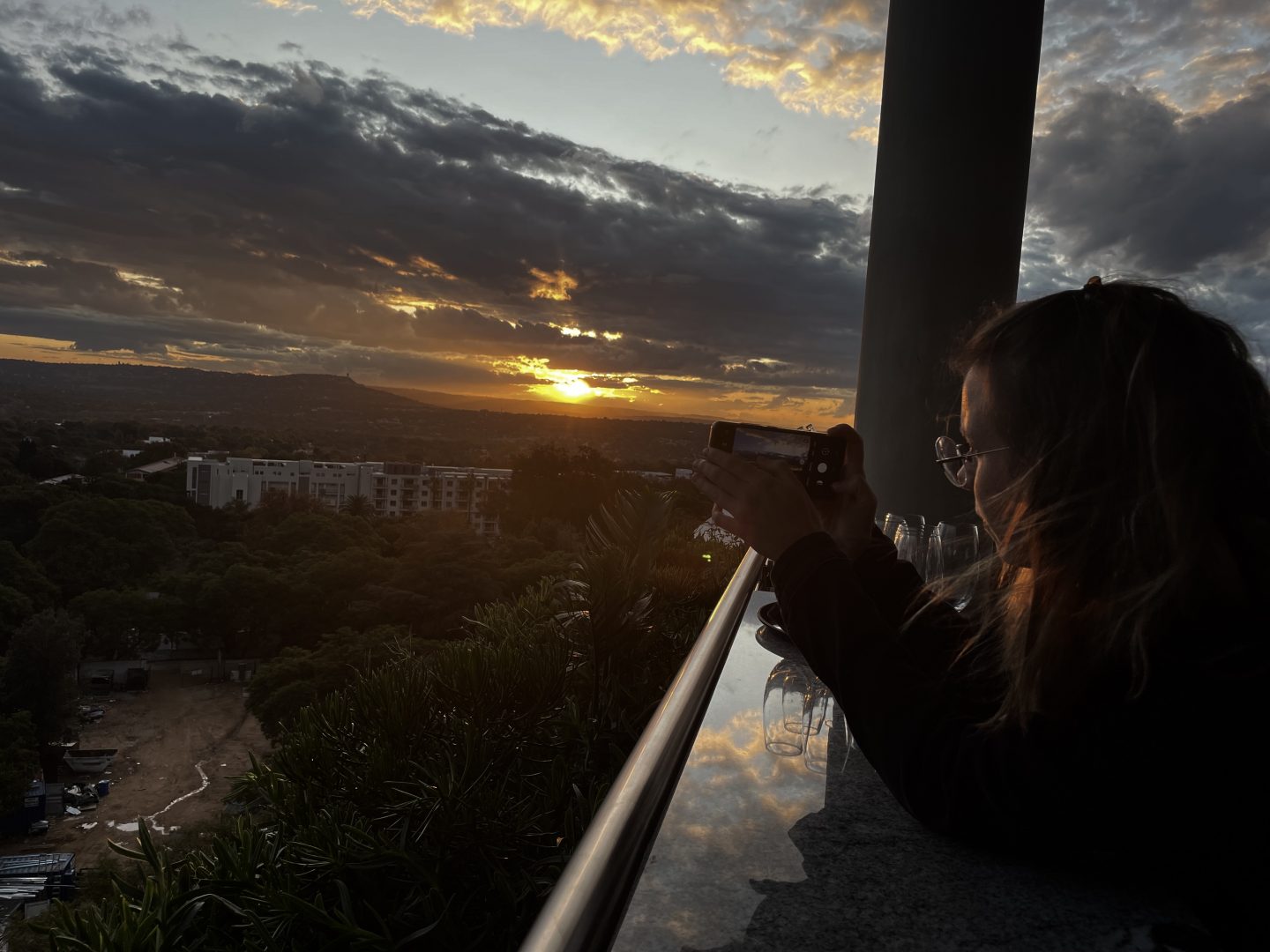 Roftop, sunset et Agatha