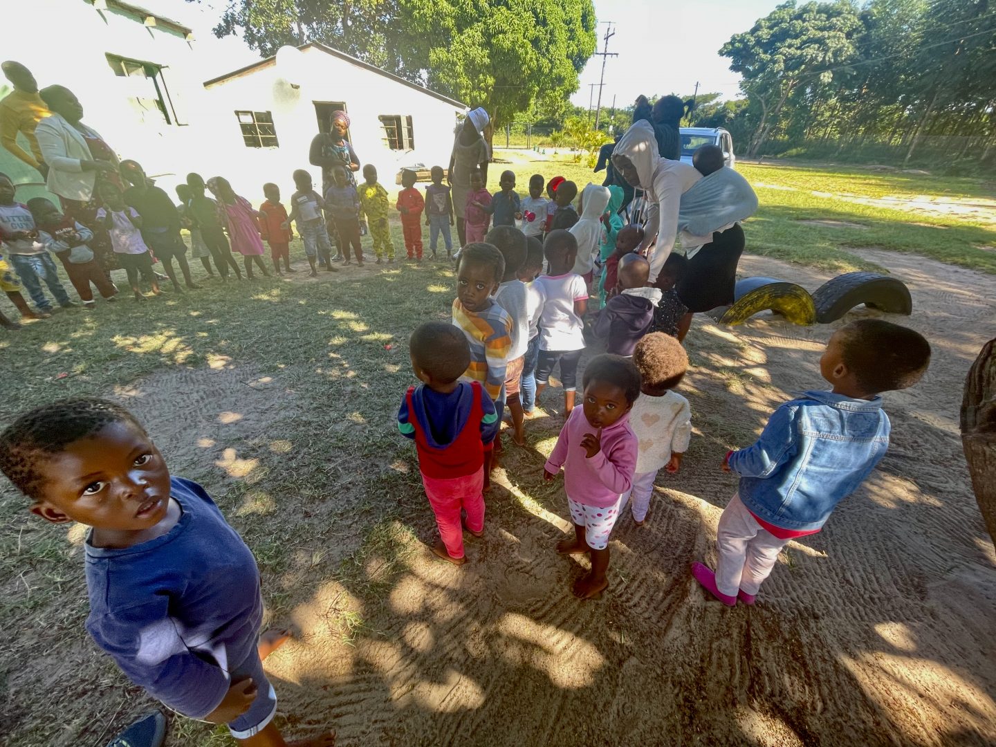 Enfant zulu à l'école
