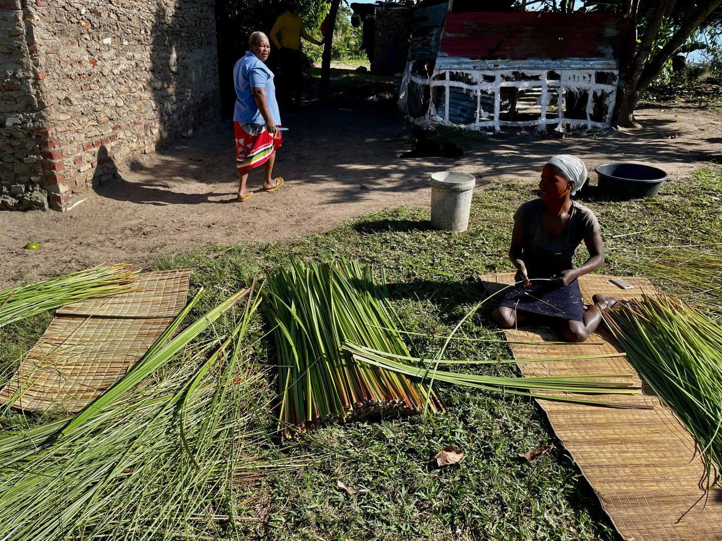 Femmes zulu travaillant